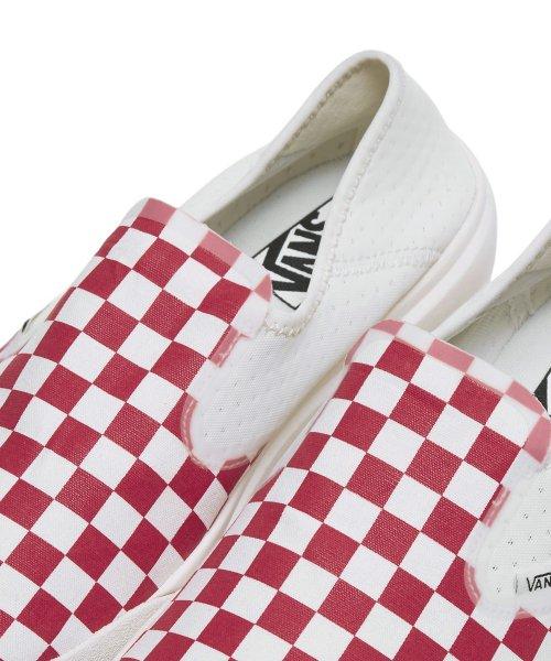 Vans ComfyCush One - (Checkerboard) Racing Red:Marshmallow VN0A45J5BOP1