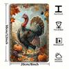 Metal Wall Art Vintage Thanksgiving Tin Sign, Kitchen Decor Poster