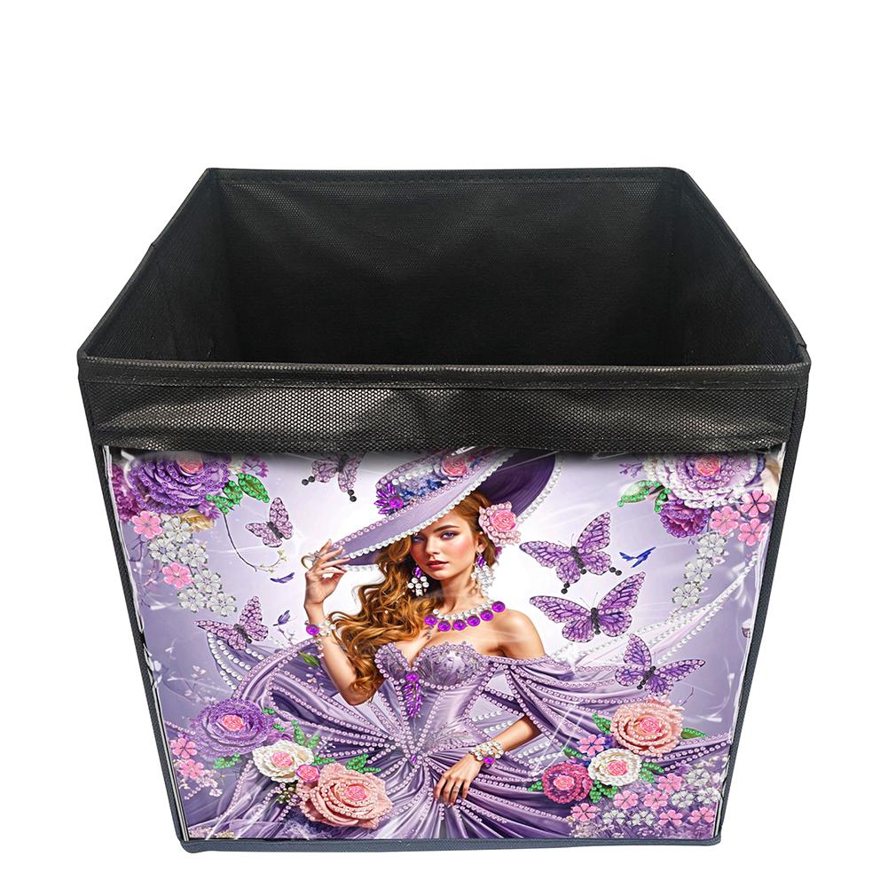 Diamond Painting Storage Bin Canvas Organizer Box Diamond Painting Kit Diamond Painting Storage Container Home & Office Decor