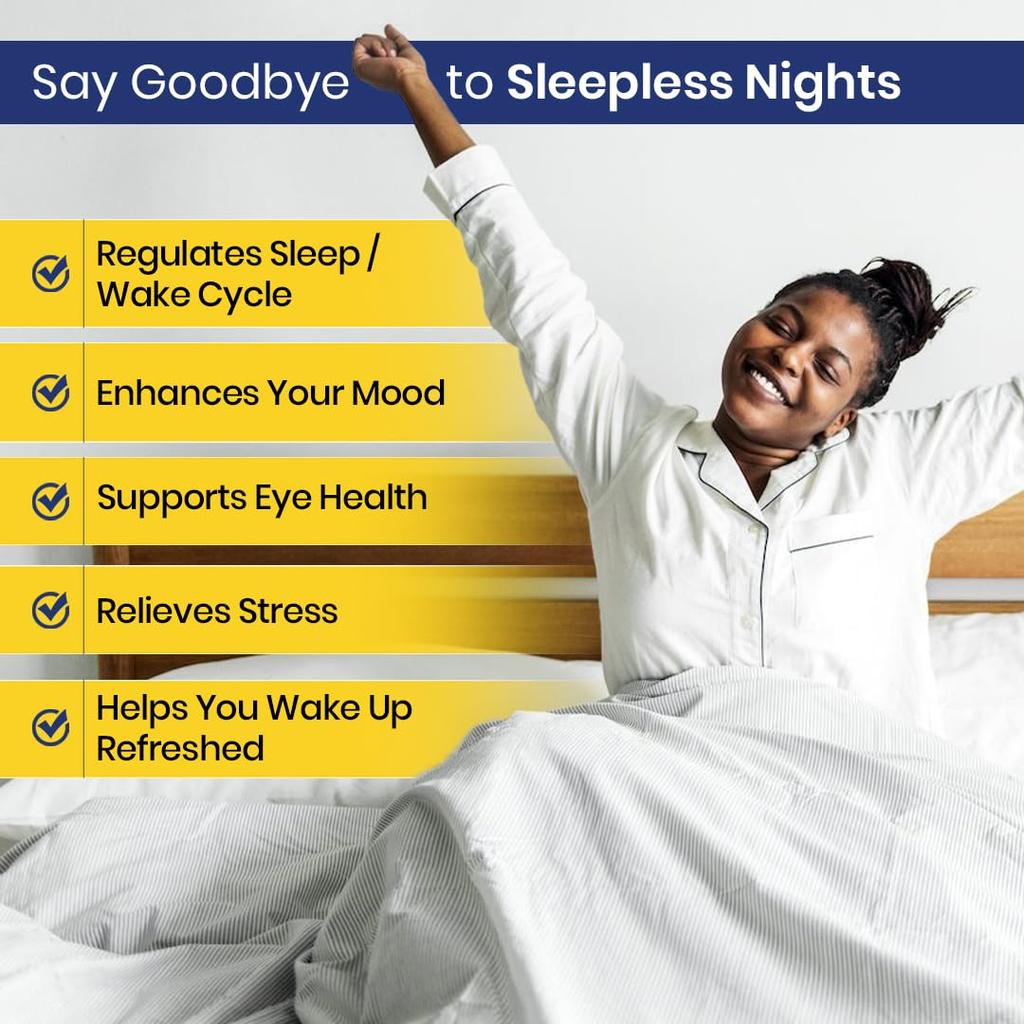 Vlado's Himalayan Organics Melatonin 10 mg + Tagar 250 mg Doplněk stravy s vitamínem B6 a vápníkem 60 tablet Klidný spánek