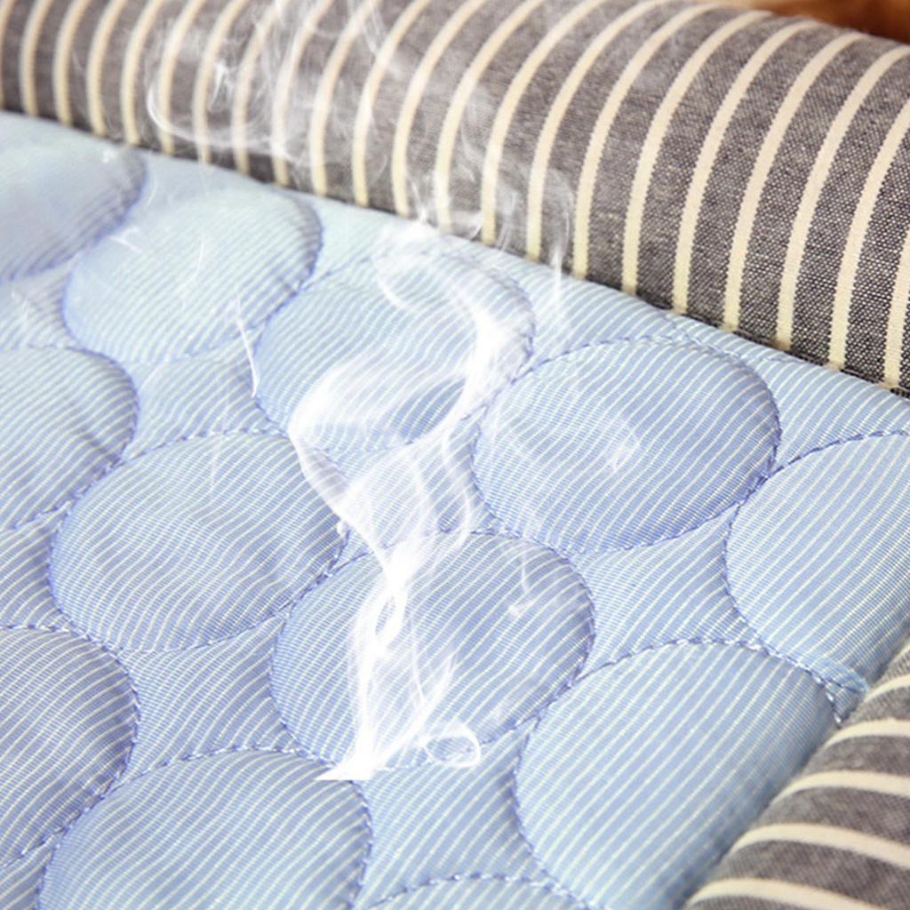Cooling Bed For Cats Ice Silk Washable Cooled Mat Wear-Resistant Dog Chill Sleeping Pad For Medium Size Cat Hamsters Rabbits
