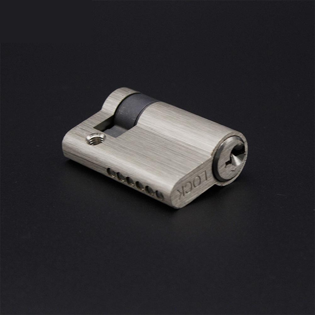 

1pc 45mm Cylindrical Lock Cylinder With 3 Keys Anti-Passage Door Brass Lock Cylinder For Wooden Metal Interior Doors China Mainland