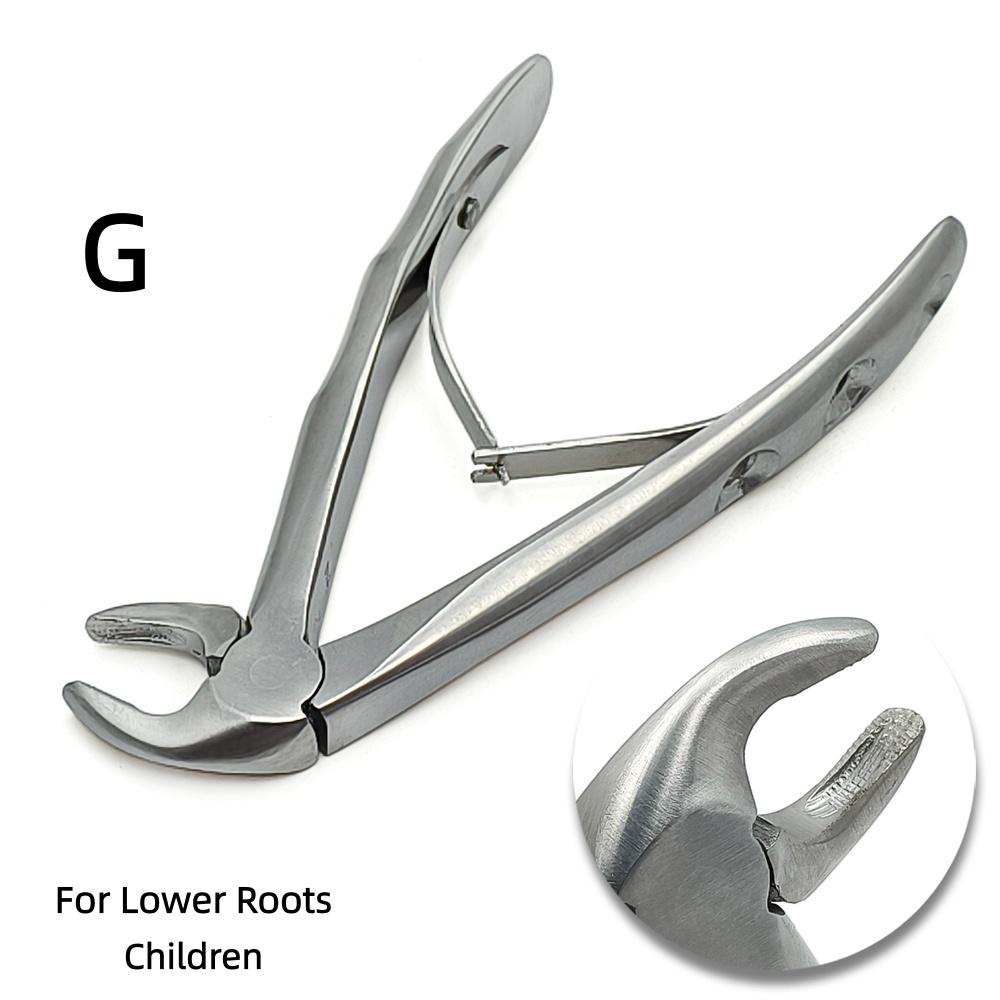 

1 шт. Высококачественные стоматологические детские щипцы для удаления зубов, щипцы для удаления зубов, щипцы, стоматологический хирургический инструмент 1 piece G