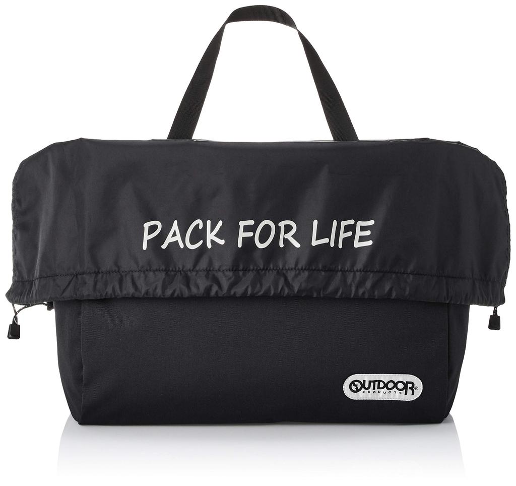 Outdoor Products Eco Compatible with Shopping Large with Bag, Baskets, 2-Way, Capacity, Lightweight, Basket, Antibacterial, Black-1