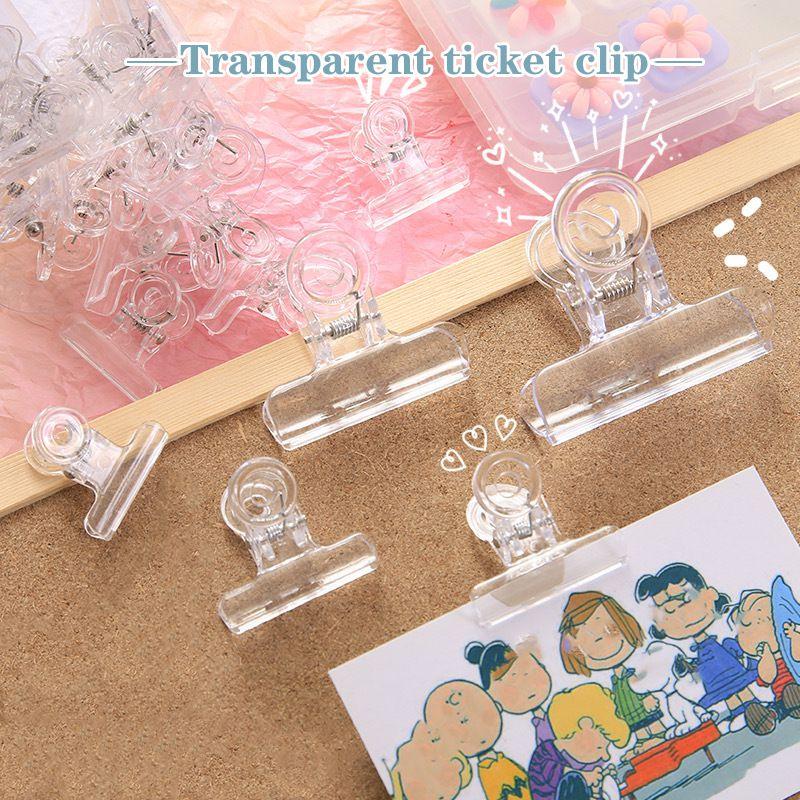 Multi-function Transparent Long Tail Clip Ideal For Binding And Sorting Files Efficiently