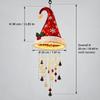 Glowing Christmas Hat Hanging Light 5 Styles Warm LED Santa Hat Tassel Xmas Holiday Party Home Indoor Outdoor Decor Gift