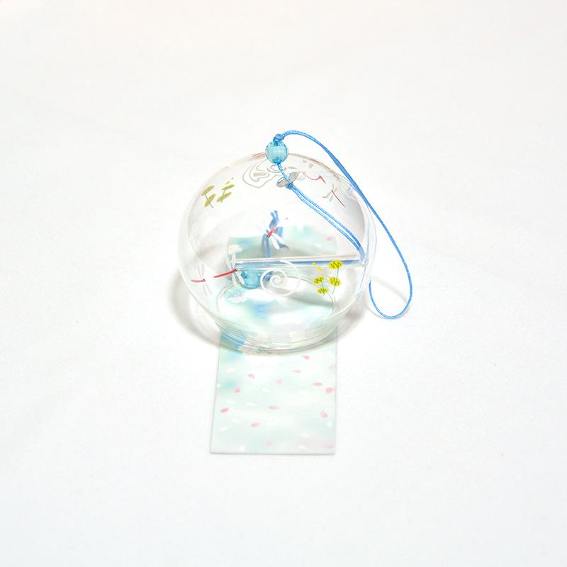 Wind Blossom Cherry Glass Chime Japanese Home Decor Ornament Birthday Gift