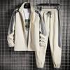Men's Khaki Lined Workwear Tracksuit Set