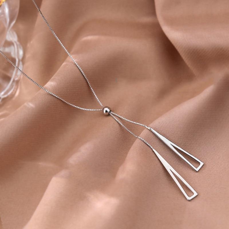 1pcs Necklace Ladies Simple Hip Hop Style Fashionable Tassel Accessories Copper Beads Adjustable Jewelry