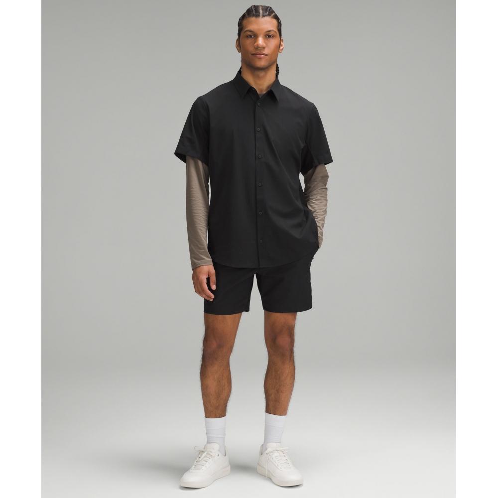 Lululemon Abc Classic Fit Short 7   Warpstreme Black