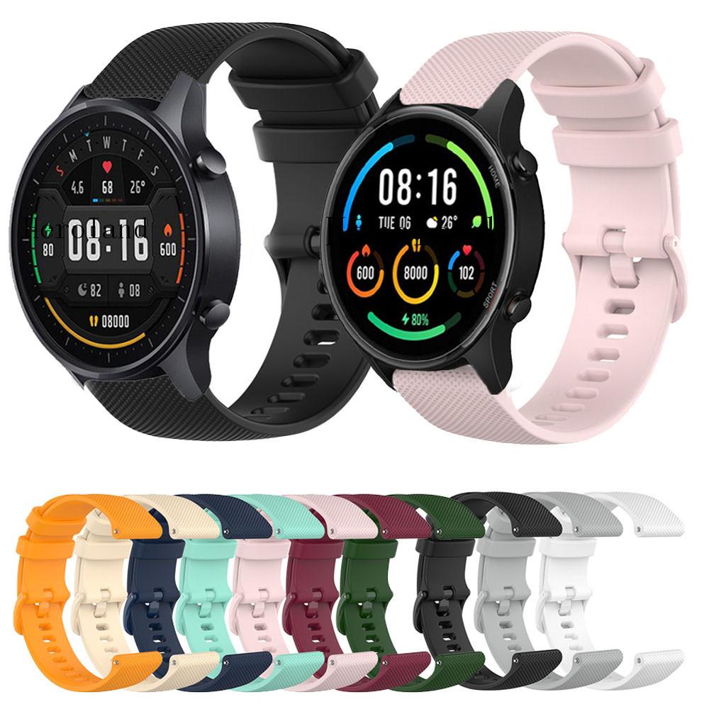 22mm Watchstrap Band For Xiaomi MI Watch Color Sport Smart Wristbands Soft Sports Silicone Bracelet Belt For Garmin Venu 3 2