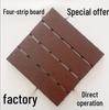 Outdoor Plastic Wood Decking for Garden, Terrace, or Rooftop Transformation
