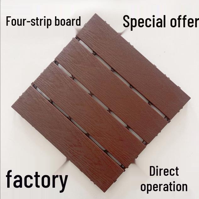 Outdoor Plastic Wood Decking for Garden, Terrace, or Rooftop Transformation