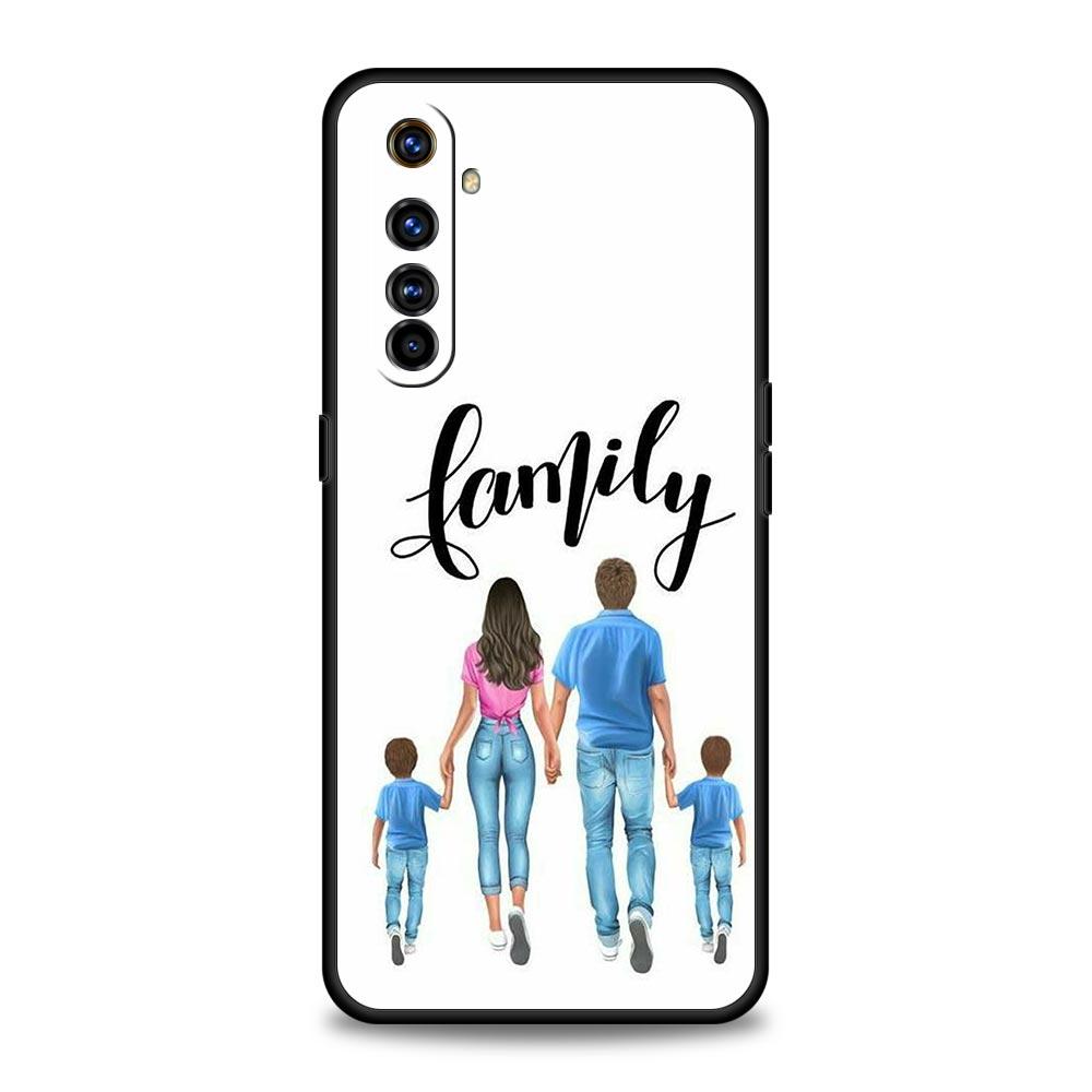 Fashion Super Mom Dad Phone Case For Realme 12 11 10 4G 9 8 5G 7 6 GT5 GT3 GT2 Pro Plus C21 C11 C25 C35 GT Neo 2 3 3T 5 Cover