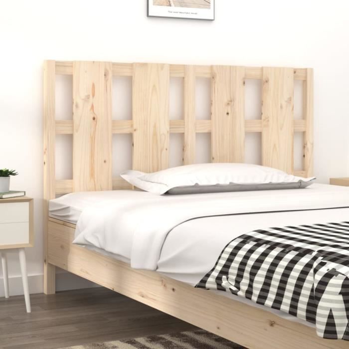 VidaXL Tête de lit 145,5x4x100 cm Bois massif de pin 817990