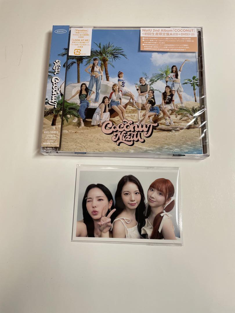 

[USED] NiziU Coconut A Edition CD DVD Trading Card Included Mako Ayaka Miihi