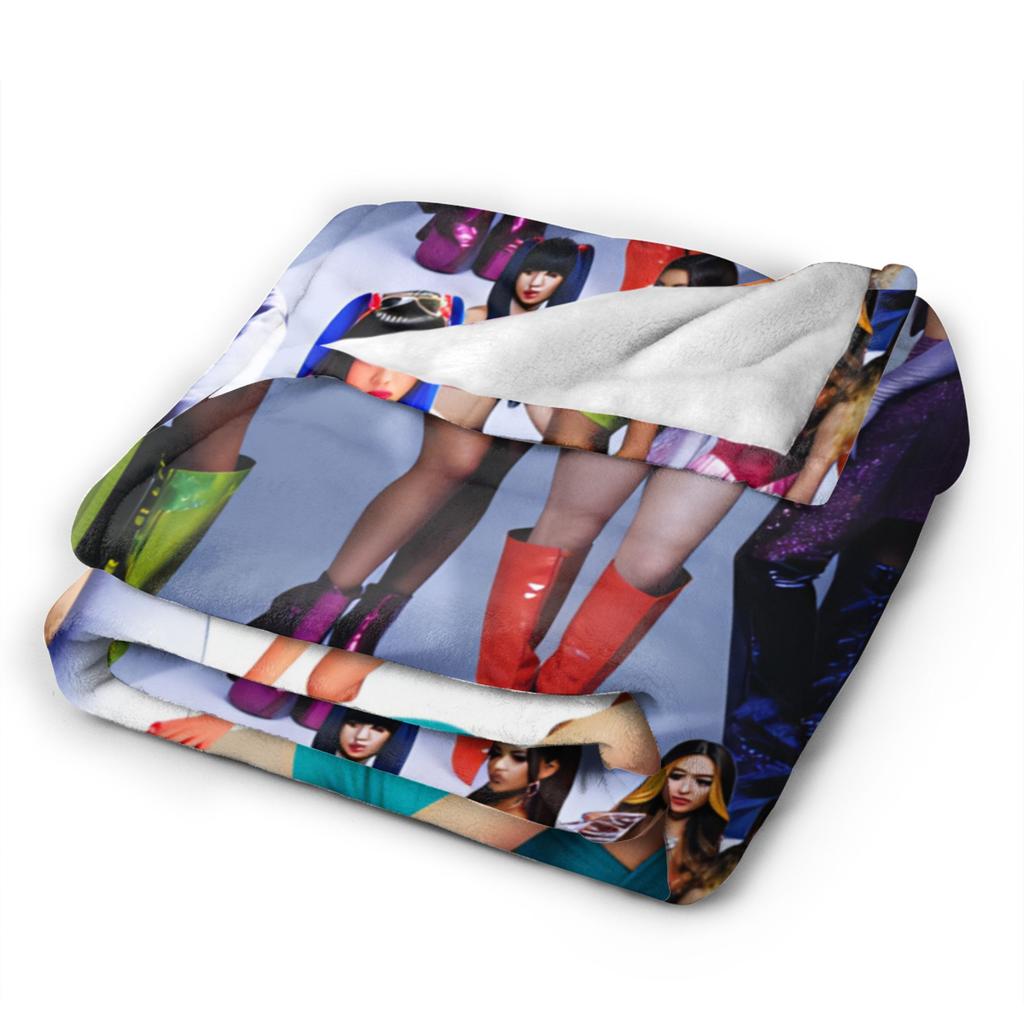 Katseye Kpop hudba Super měkká deka Studentská plyšová přehozová deka Vtipná na pohovku křeslo Flanelové přehozy Potah na pohovku postel