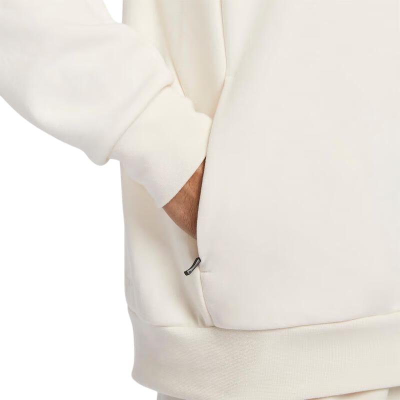 Nike Primary Dri-Fit Solid Color Quick-Dry Versatile Crew Neck Comfortable Soft Sweatshirt Men sweatshirt Off-White FZ0972110