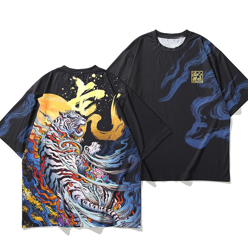 Summer T-shirt 3D Cartoon Animation Printed T-shirt Short Sleeved T-shirt Top