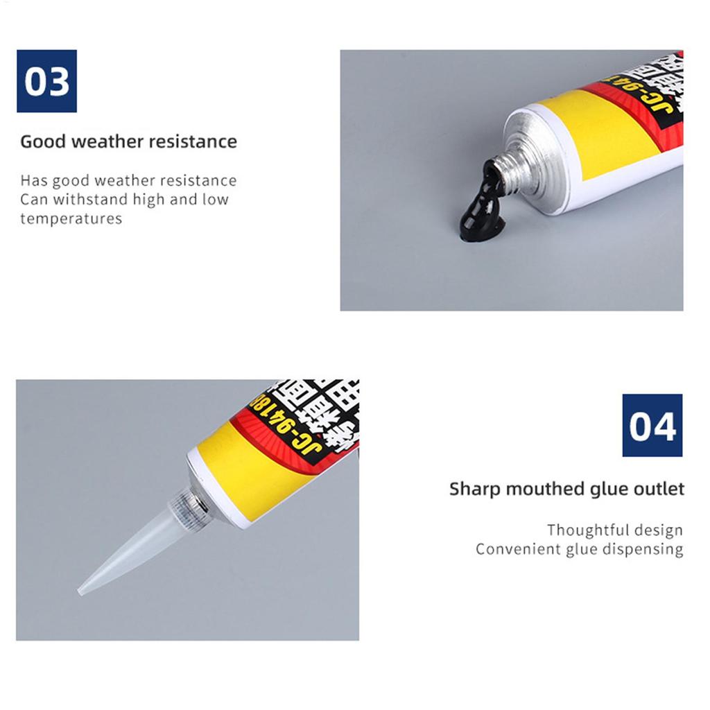 100ml Oven Adhesive High Temperature Range Hood Panel Glue Leak-Proof Fast Drying Sealant For Household Glass Metal