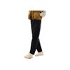 Anta Comfortable Casual Loose High-Waisted Fleece Simple Straight Leg Knitted Sports Pants Women pants Basic-Black 962447305-1