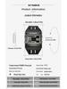 SYNOKE Men's Trendy Square Alloy Sport Watch - Large Screen, Fashionable, Waterproof.