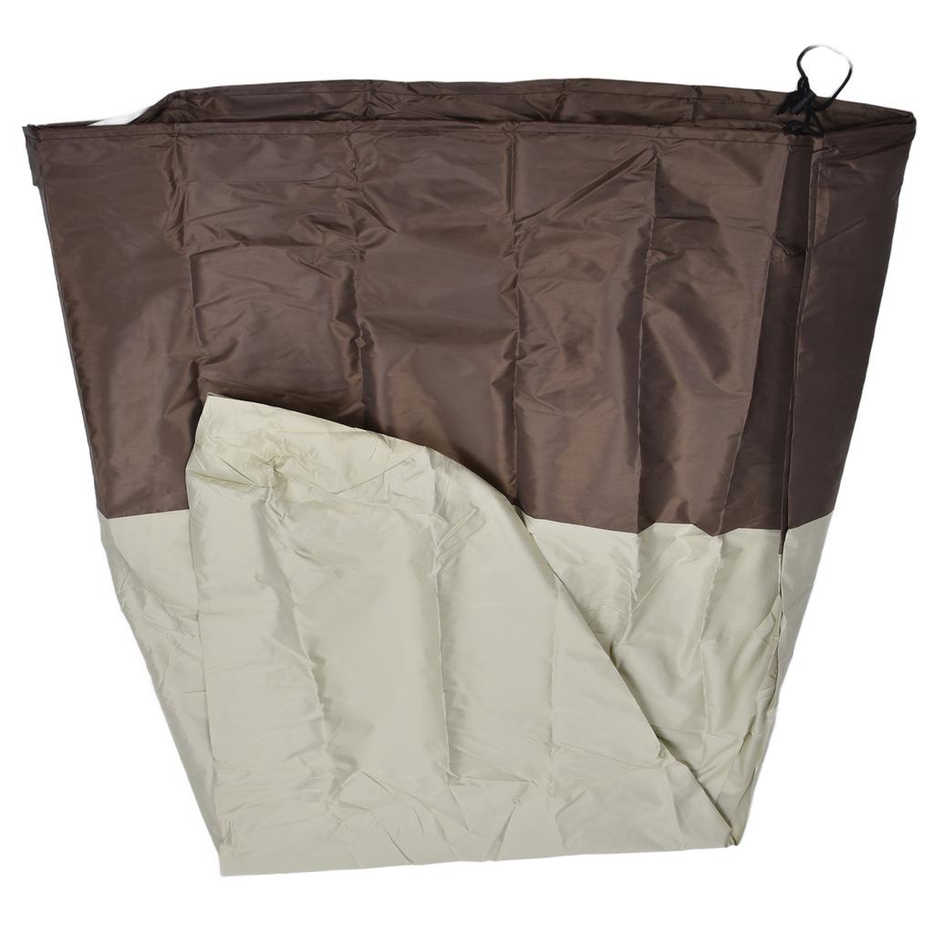 Garden Fountain Cover 210D Silver Coated Oxford Cloth Waterproof Statue  ive Cover for Outdoor Patio