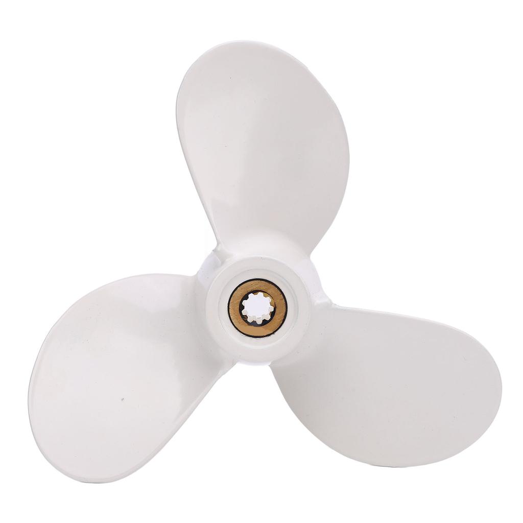 6F8 45942 01 Outboard Boat Propeller 3 Blades Metal 2 Stroke Propeller for Outboard Motors