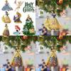 Delightful Cinderella Snow White Ariel Belle Rapunzel Acrylic Pendant Ornaments Xmas Tree Decor