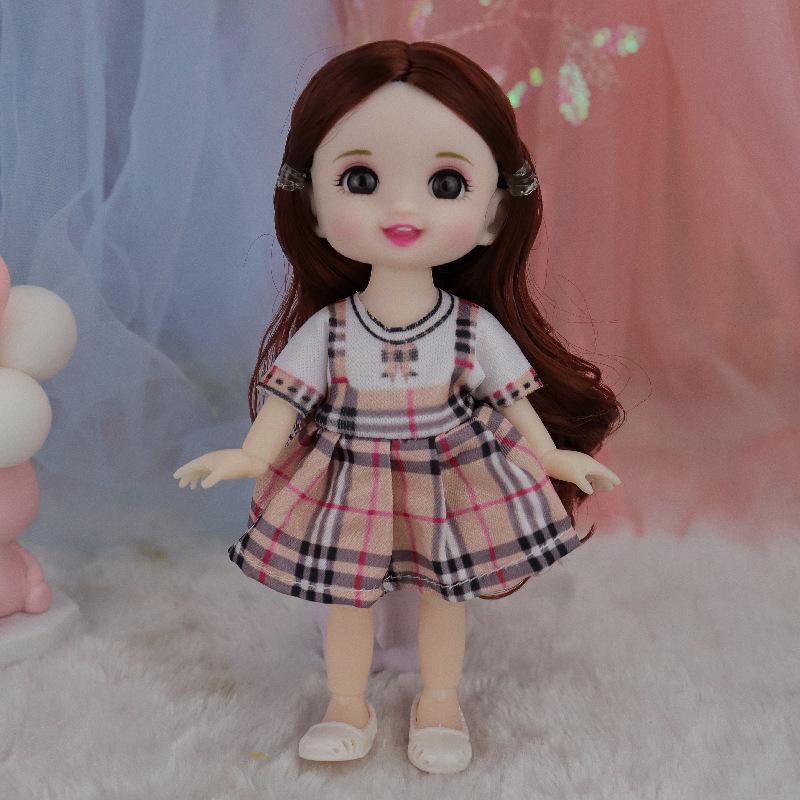 

Вишуканий набір ляльки-принцеси 17 см: Змінні вбрання, Ідеальний подарунок на день народження для маленьких дівчаток. Clothes Only (No Doll)