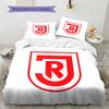 SSV Jahn Regensburg Pattern Bedding Quilt Set  Home Decoration  Gift (1 * duvet cover + 2 * pillowcase  without core)