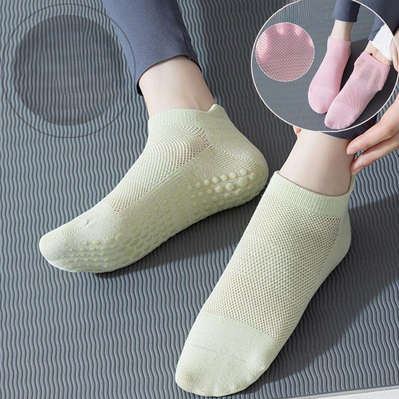 Women's Sports Comfortable Yoga Socks Candy Color Silicone Anti-slip Pilates Socks
