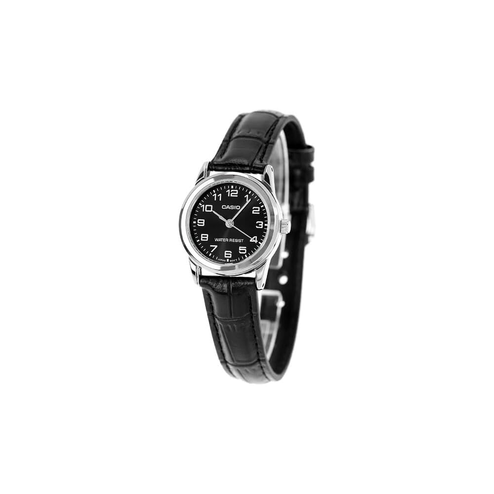 Casio Cheap Casio Standard Quartz Women s Wristwatch LTP-V001L-1B Leather Band Water Resistant