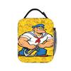 P-popeyes Thermal Insulated Lunch Bags for Travel  Reusable Food Bag Container Men Women Thermal Cooler Food Box