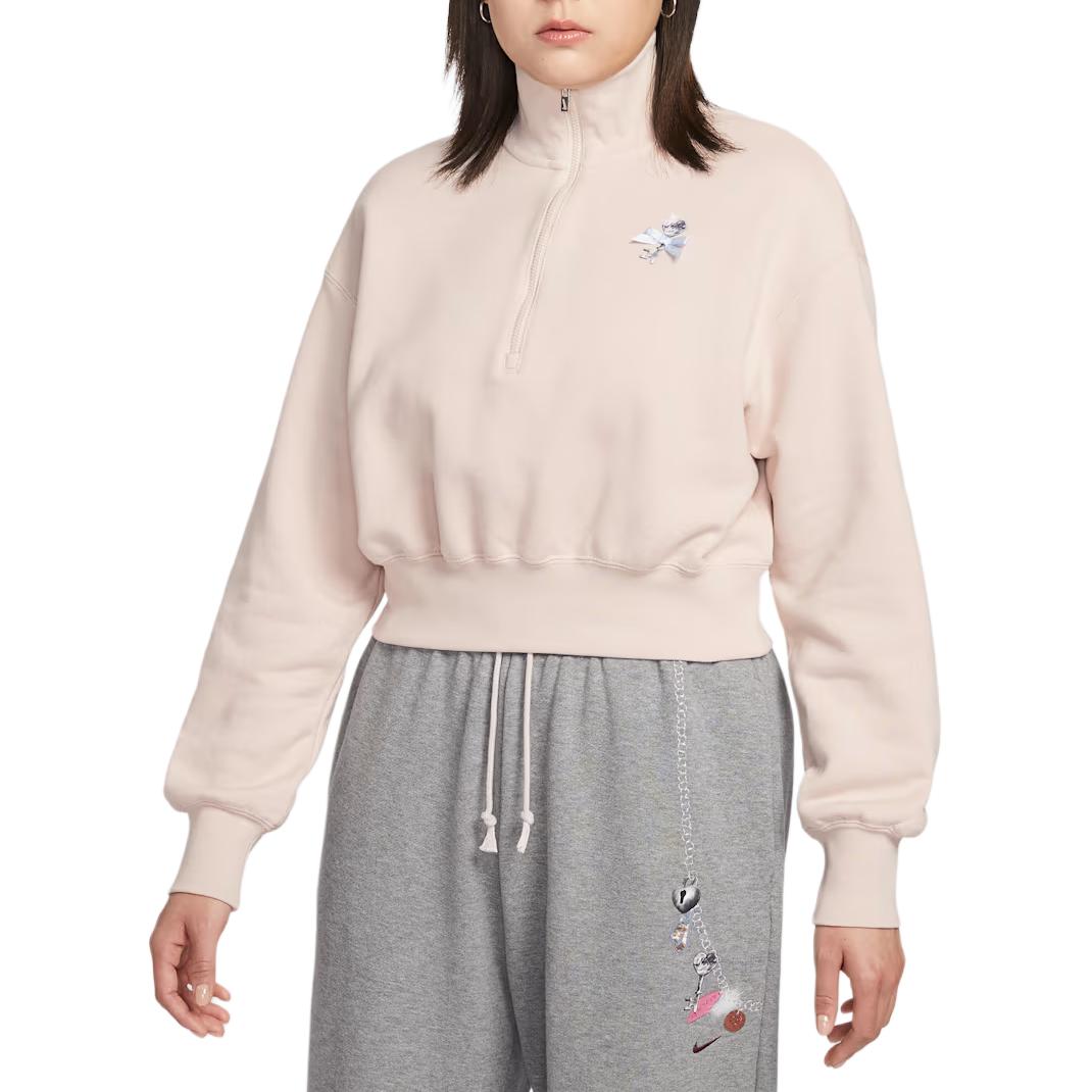 

Nike Свободная толстовка с полумолнией и коротким рукавом для женщин IQ3940-667 XL