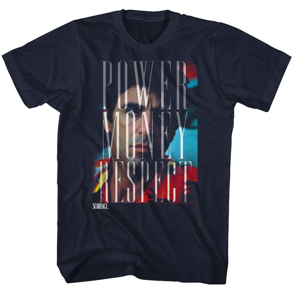 Scarface - Power Money Respect - Short Sleeve - Adult - T-Shirt M