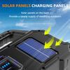 USB Rechargeable Flashlight Waterproof COB/LED Torch Light Portable Powerful Lantern Solar Light for Camping Hiking