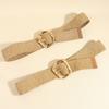 Woven Linen Women Waist Belt Fashion Waist Accessory for Skirts Dresses Bohemian Styles Waist Decoration for Festival