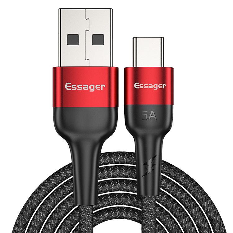 ESSAGER Scud 5A Fast Charging Cable for Huawei and OPPO Phones