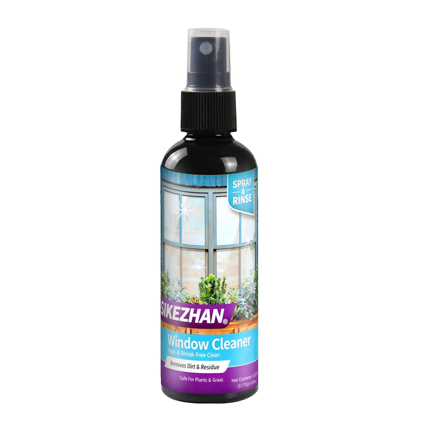 Professional Outdoor Window Cleaner Spray - Streak-Free Glass Cleaning Solution for Home Office Garden Patio Surfaces 100ml