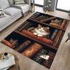1PC Bookshelf, Cats Extra Large Non Slip Floor Carpet, Office, Family, Bedroom, Studio Large Area Rug Indoor Rugs, , Vibrant Colors