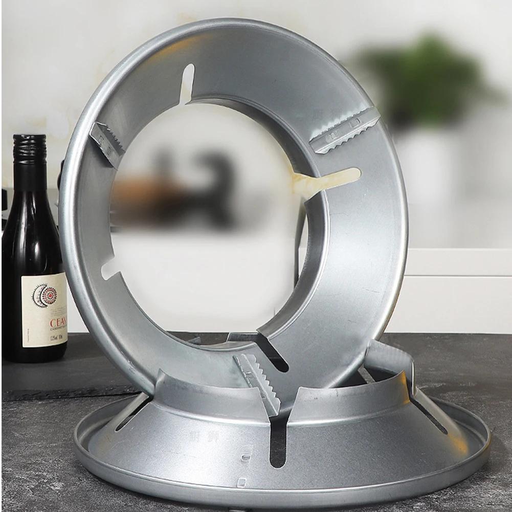 Home Gas Stove Fire Wind Proof Energy Saver Cover Wind Shield Bracket Disk Fire Reflection Windproof Stand Kitchen Cooker Cover