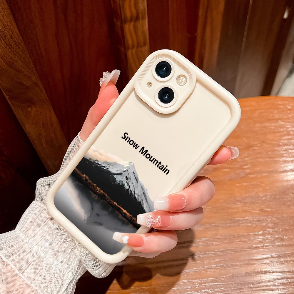 Soft Silicone Square Ladder Printing Pattern Phone Casing Full Cover Camera Shockproof Protection Rubber Case for OPPO Realme