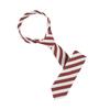 [Allegra K] Linen Stripe Narrow Tie, 6cm, Formal, Casual, Business, Men's, Red, 6cm