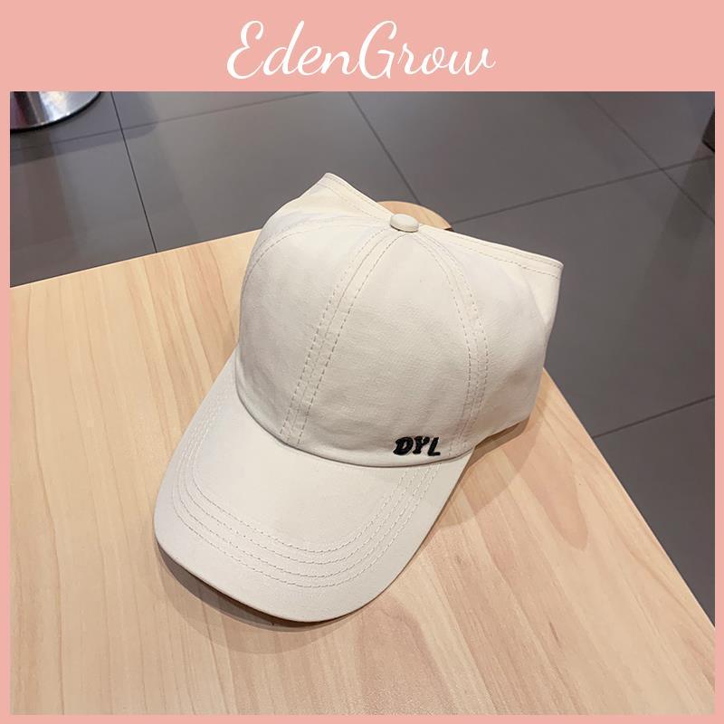 Baseball Cap Simple With Solid Color Design And Letter Decoration For Wear Daily