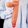 Simulare din silicon moale Dildo supradimensionat Plug anal Jucării sexuale pentru adulți Fisting Penis realist Curea pe penis Masturbator cu penis mare