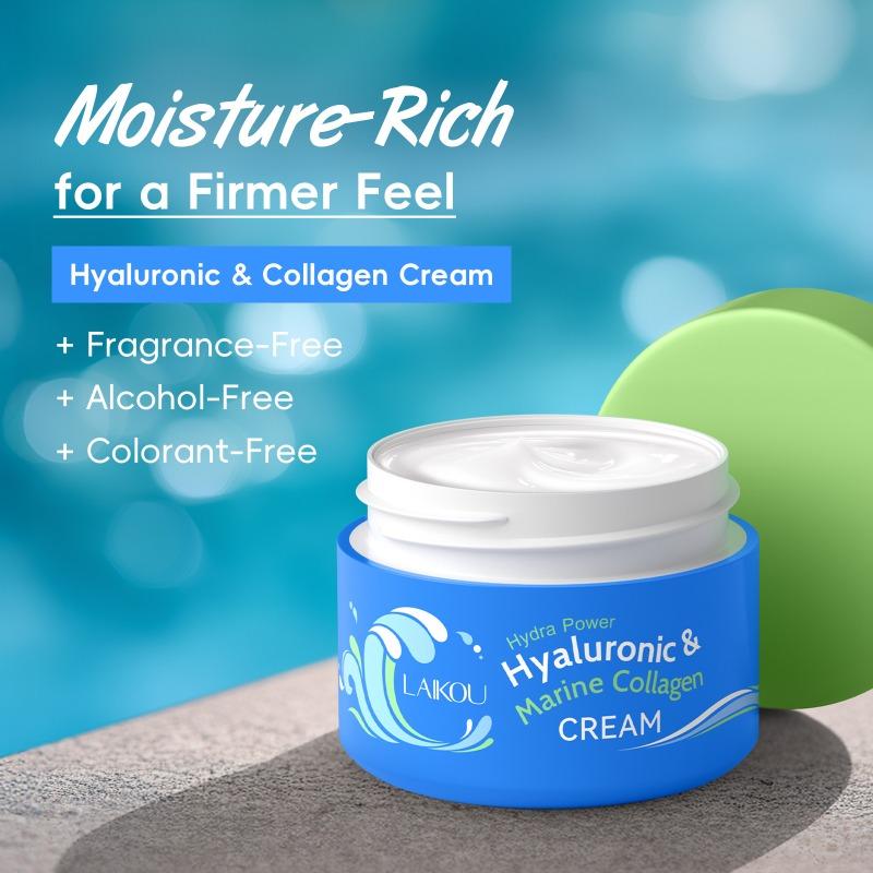 LAIKOU Hyaluronic Acid Collagen Cream 30g Hydrating and Moisturizing