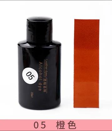 30ml/Flasche Lederalkohol-Farbstoff pflanzlich gegerbt DIY-Farbstoff Pigment verdünnbar