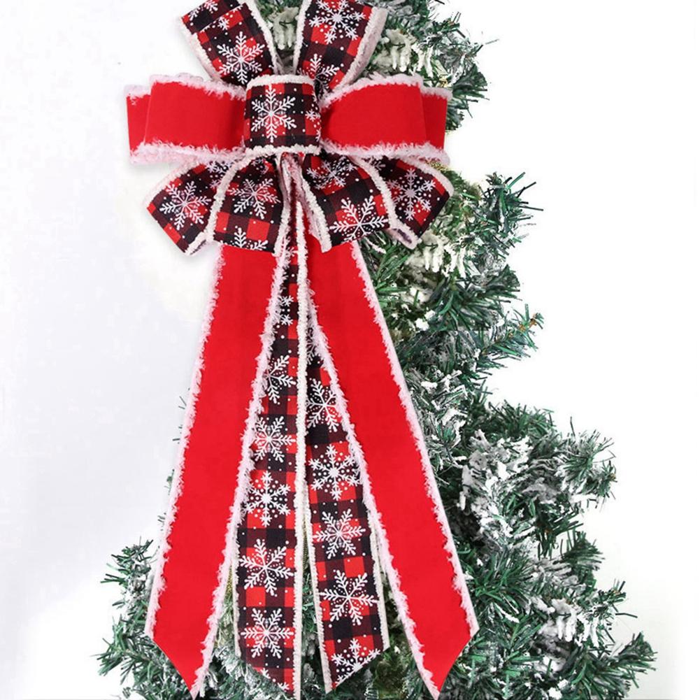 Christmas Tree Bow Home Decoration Bow