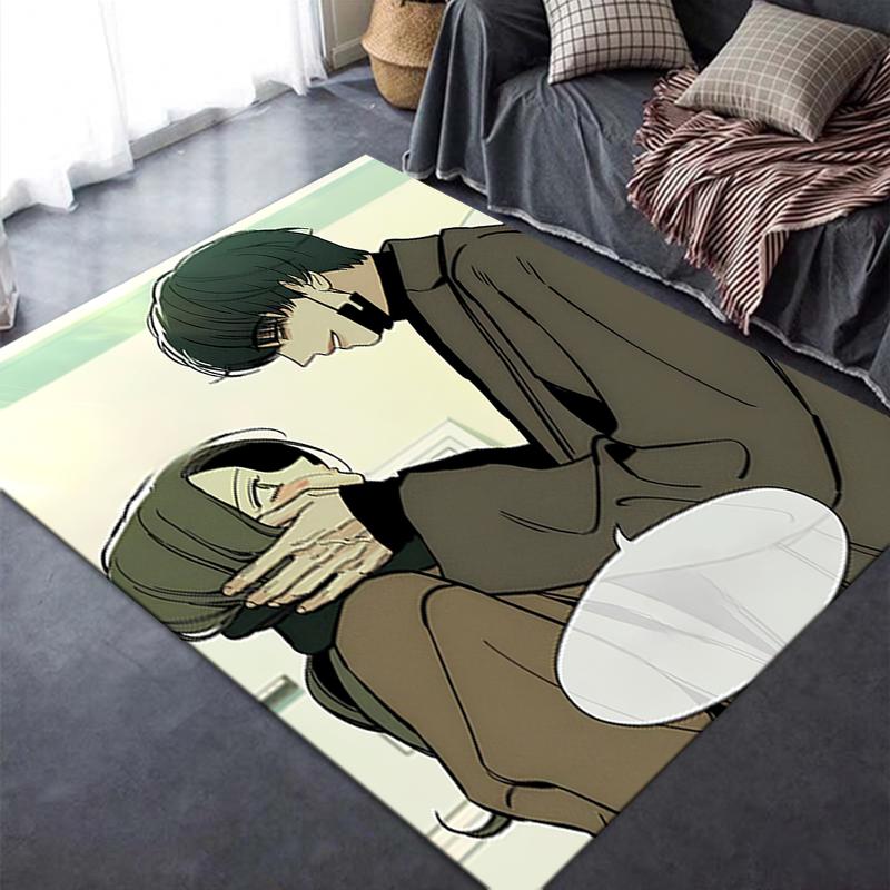 2025 New Tears on a Flower Carpet Rug for Living Room Bedroom Home Sofa Decoration,Kids play Non-slip Floor Mat190